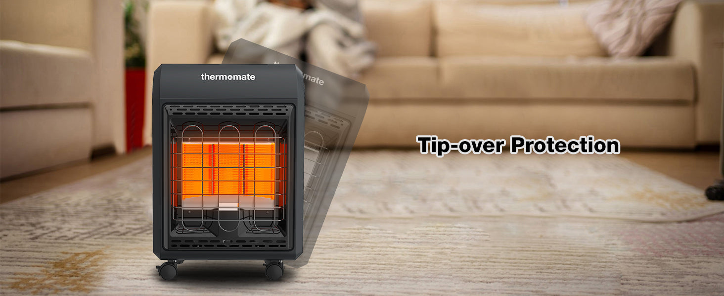 Tip-over Protection | Thermomate Portable LP Gas Heater