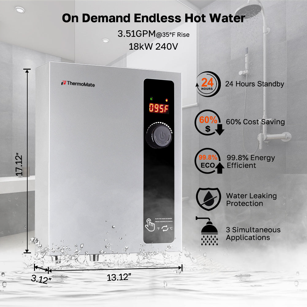 On Demand Endless Hot Water