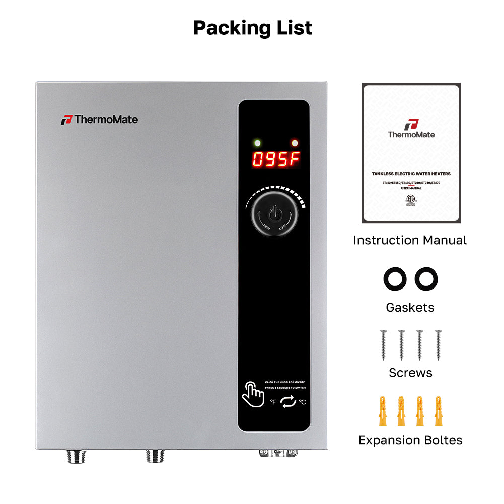 Tankless Electric On Demand Instant Hot Water Heater 240V 18kW