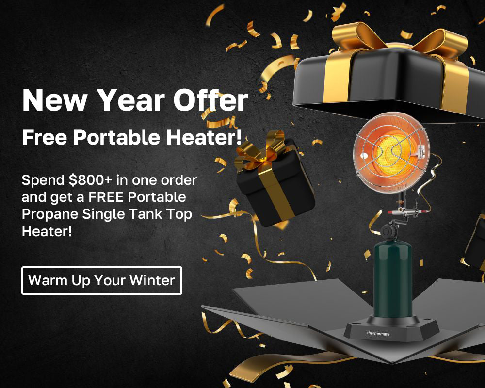 New Year Offer
Free Portable Heater!