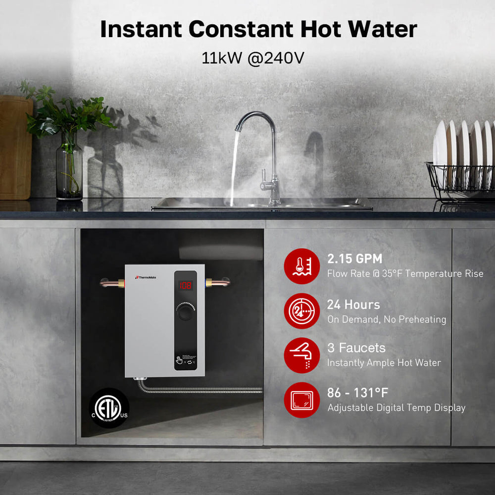Tankless Water Heaters | Electric, Propane & Natural Gas | ThermoMate