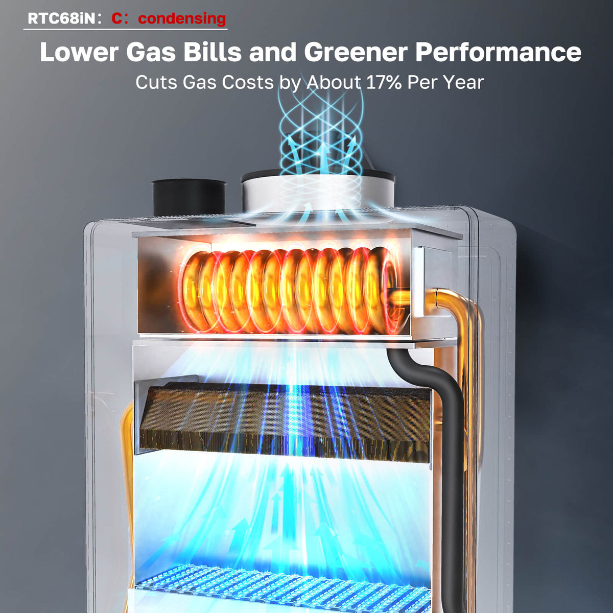 9.38 GPM Condensing Residential Natural Gas Tankless Water Heater