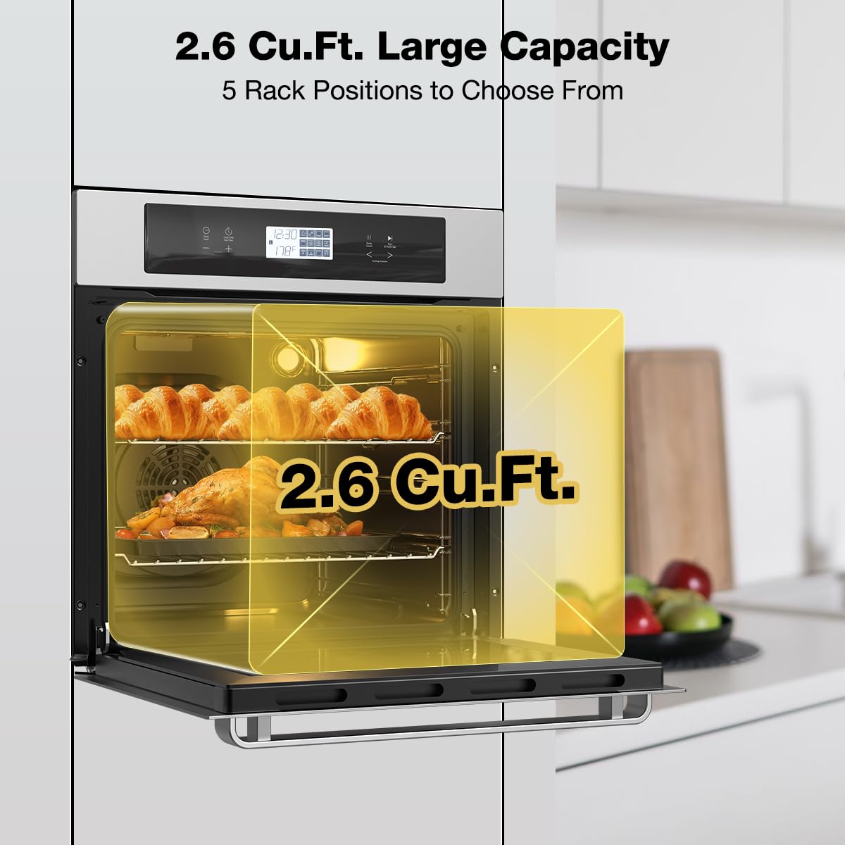 2.6 Cu.Ft. Large Capacity - Thermomate