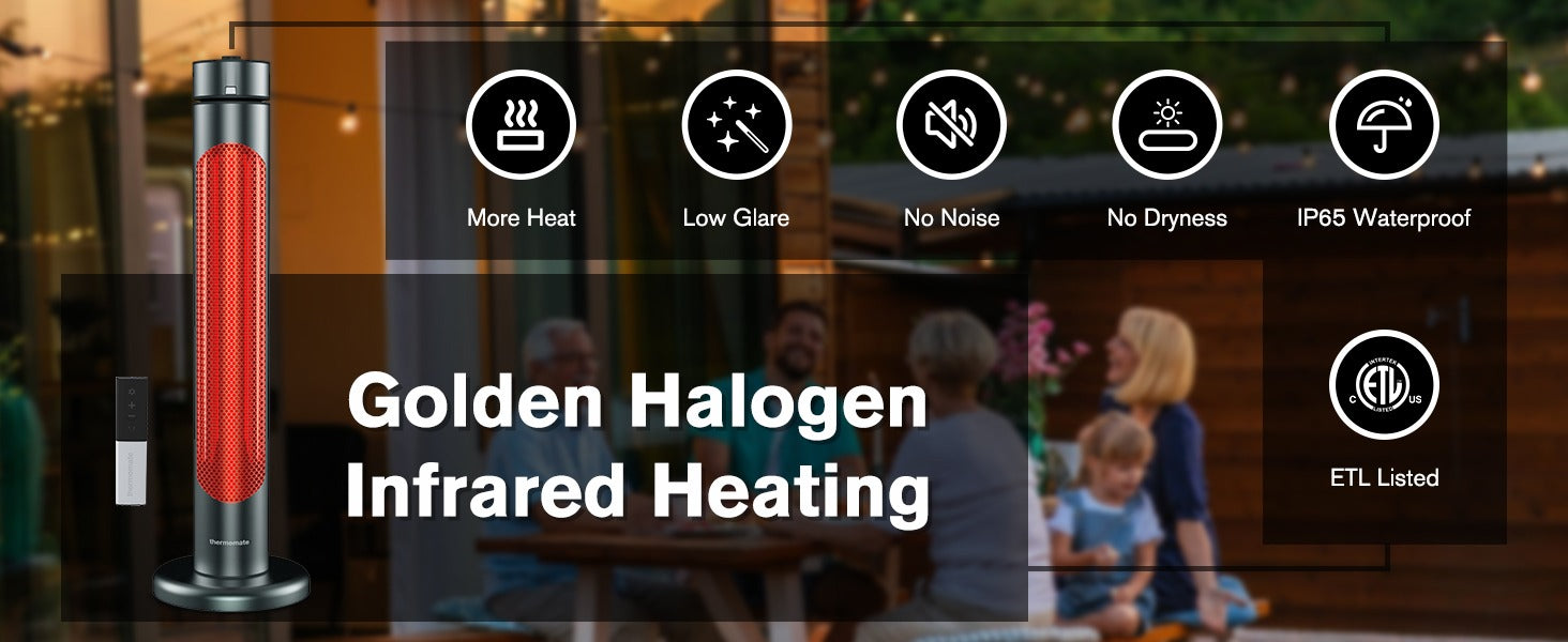 Golden Halogen Infrared Heating | Thermomate