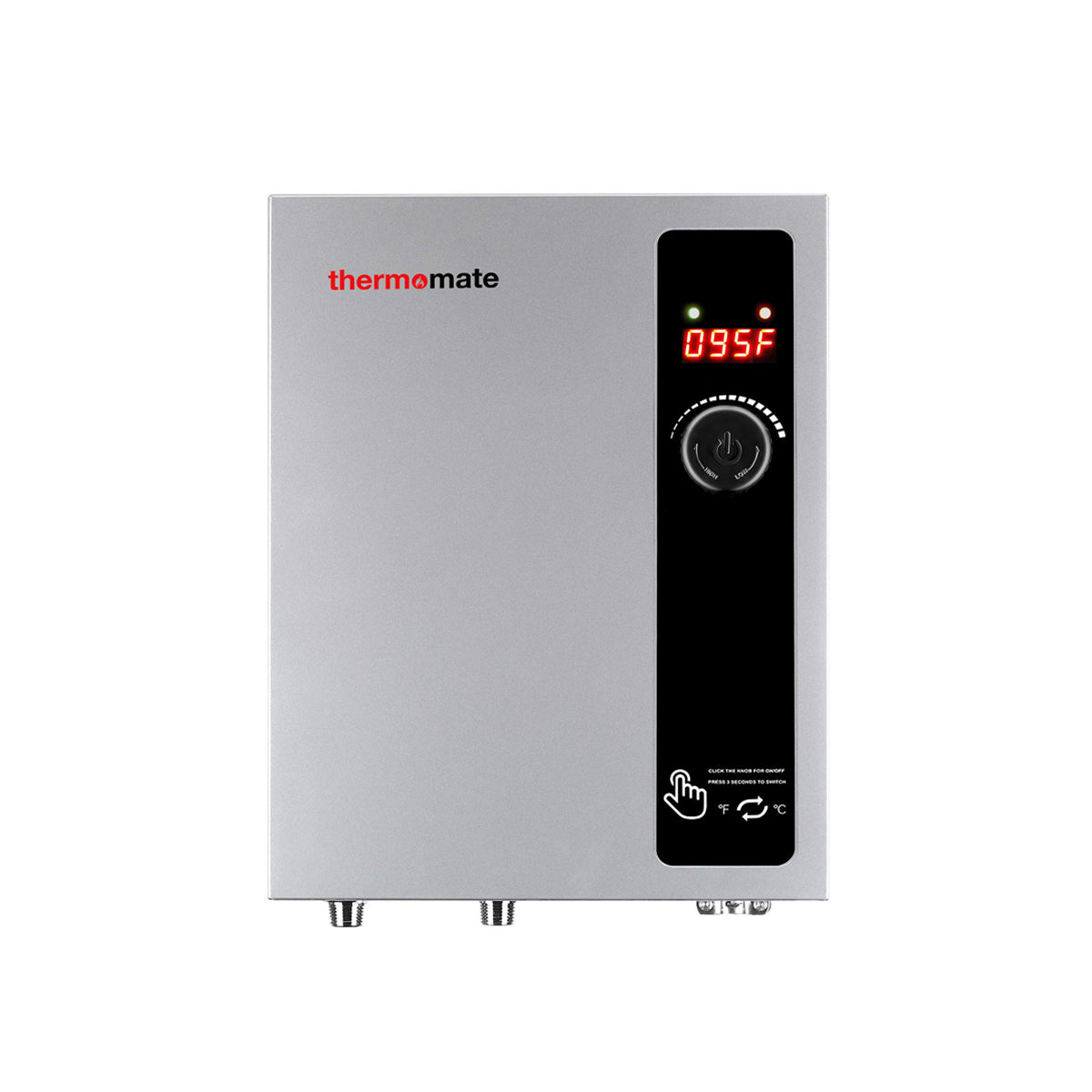 thermomate ET270 on Demand Electric Tankless Water Heater with Digital Temperature Display