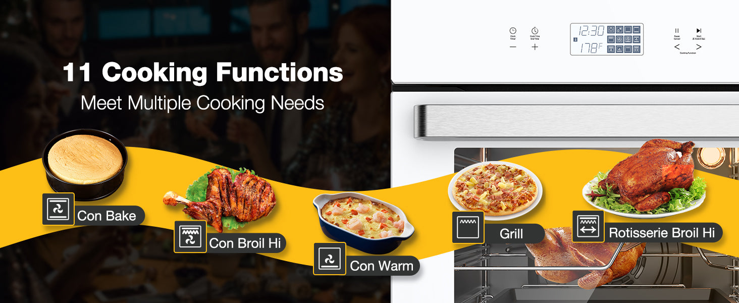 11 Cooking Functions Meet Multiple Cooking Needs