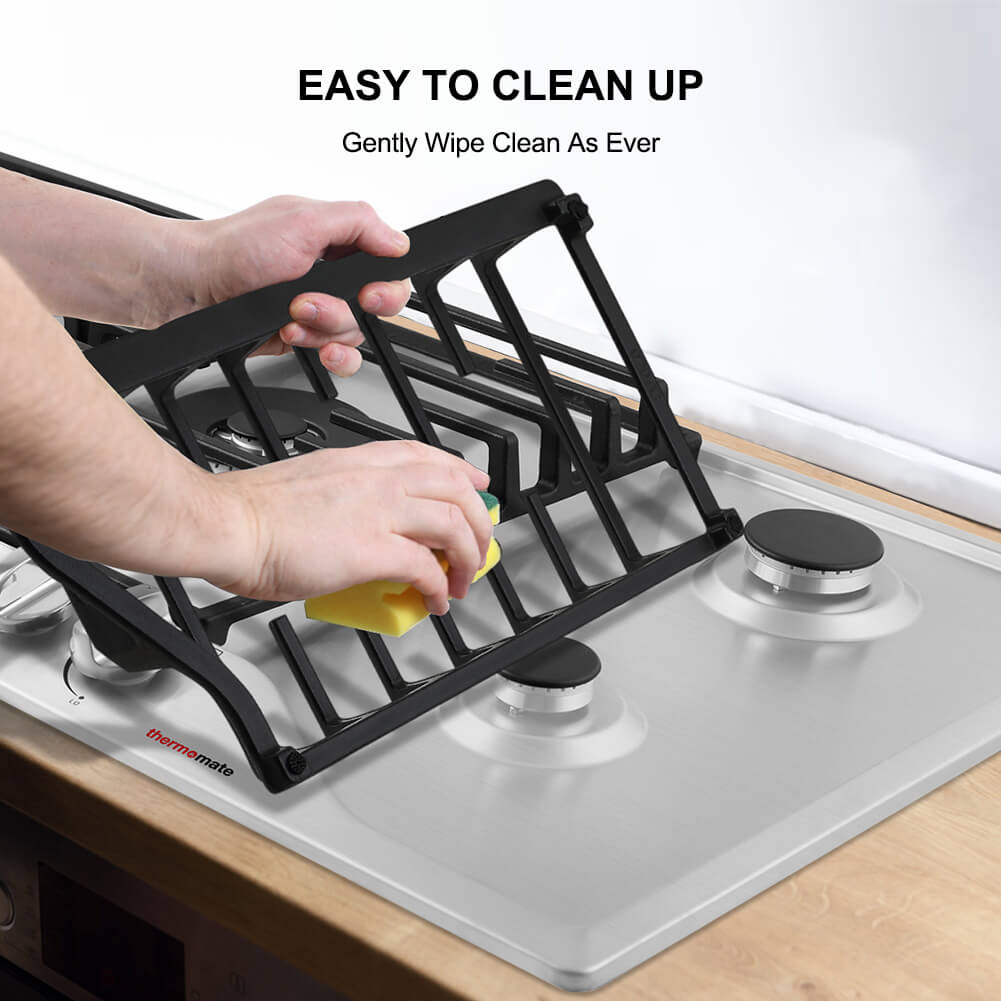 easy to clean up electric cooktop