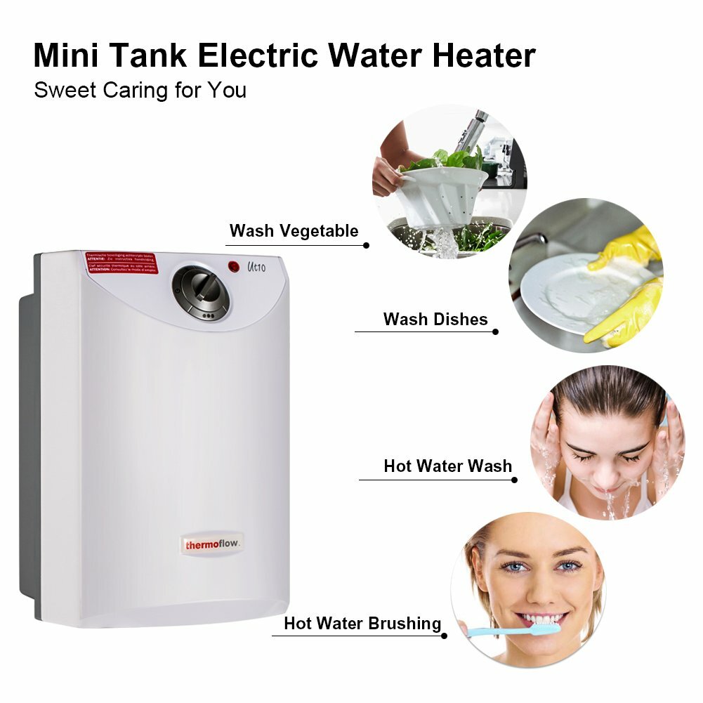 Thermoflow Mini Tank Electric Water Heater, 2.5-Gallons