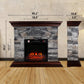 Stone Electric Fireplace, thermomate  Grey