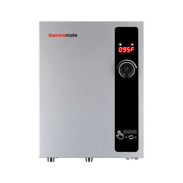 Camplux Tankless Electric On Demand Instant Hot Water Heater - Black