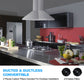 30 Inch Island Range Hood 350 CFM with Touch Control