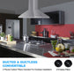 36 Inch Island Range Hood 350 CFM with Touch Control