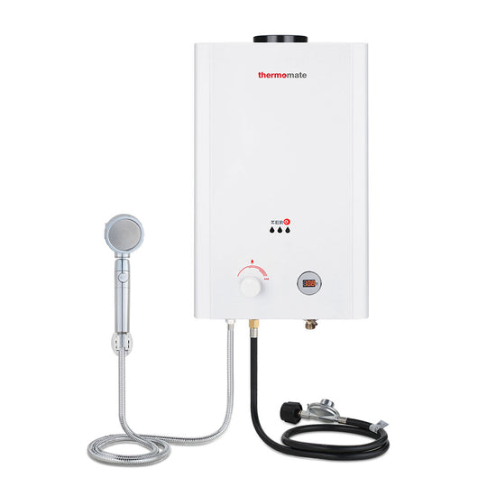 Tankless Gas Water Heater 16L 4.23 GPM thermomate propane outdoor shower camping washing pet