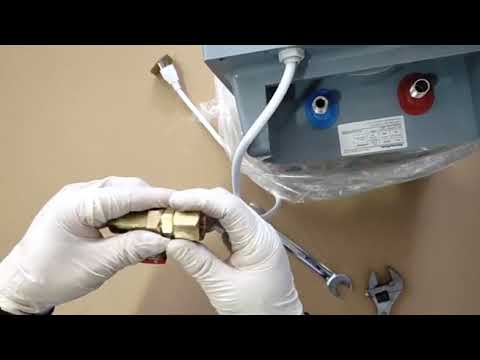 how to install thermoflow water heater